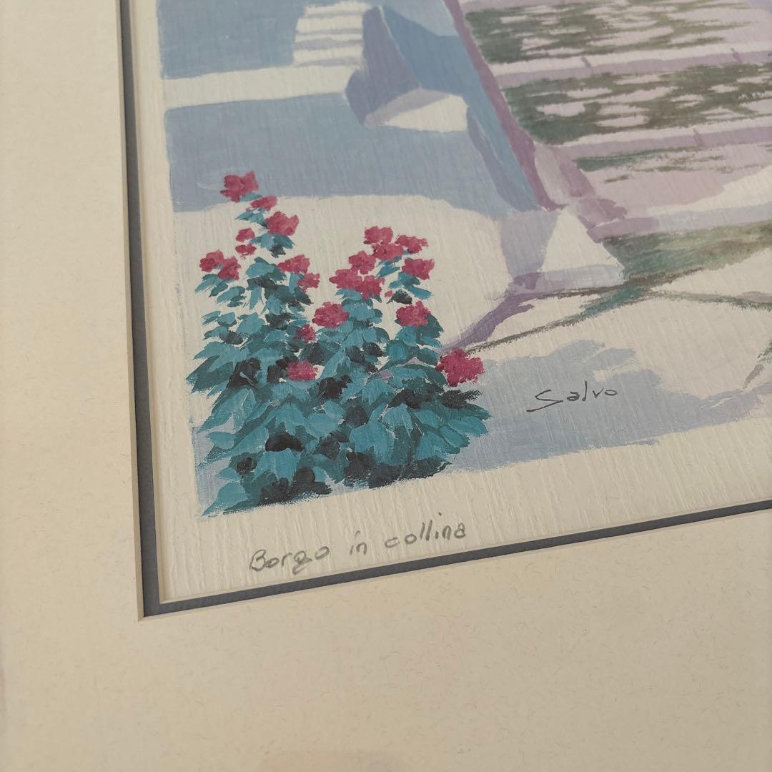SALVO サルボ】Borgo in collina (階段)白フレーム - メルカリ
