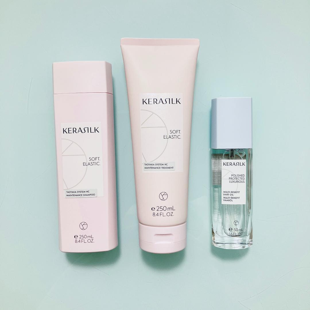 ケラシルク KERASILK　シャンプー・トリートメント・ヘアオイル セット KERASILK | Taoyaka System made for Asian hair