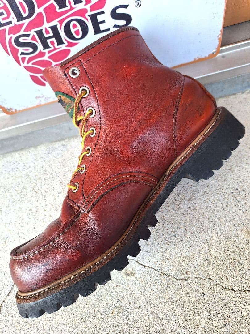 半円犬タグ レッドウィング 8175 ビブラム 8.5E 97年製