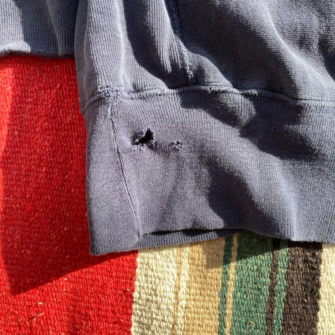 チャンピオン リバースウィーブ 90sアメリカ製 iowa カプセル ネイビー