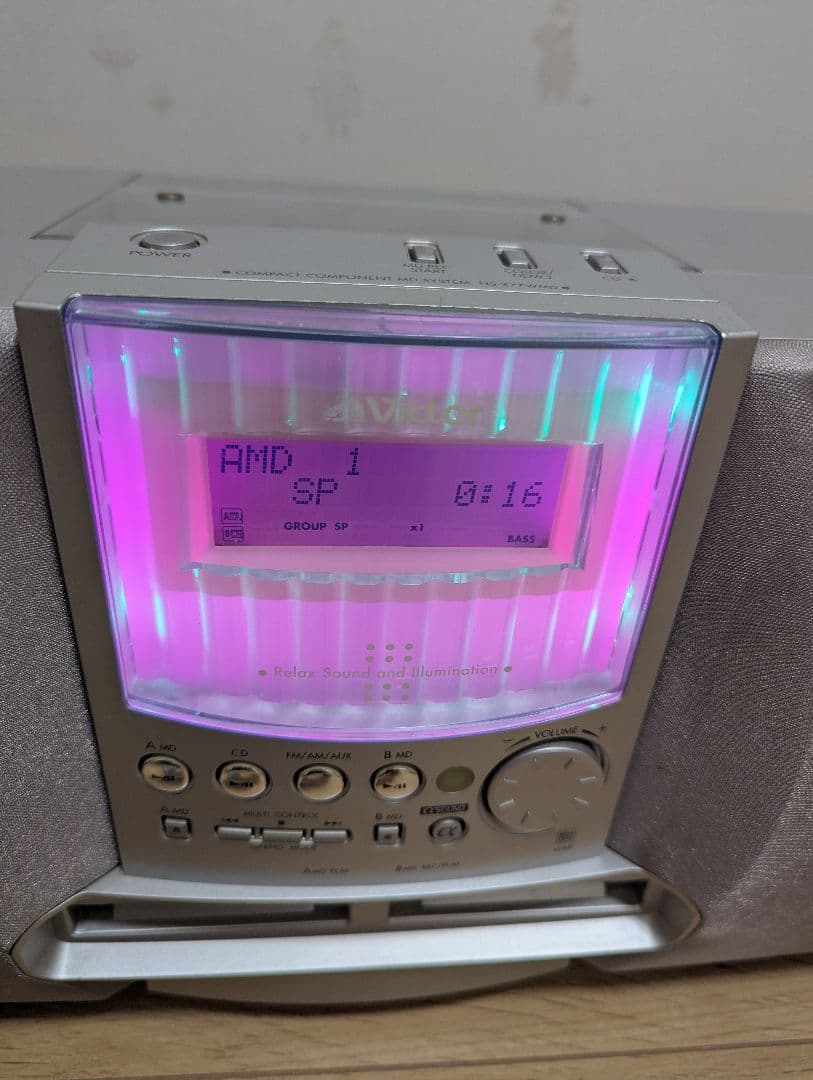 Victor NS-X77WMD コンパクトコンポーネントMDシステ厶 コンポ - メルカリ
