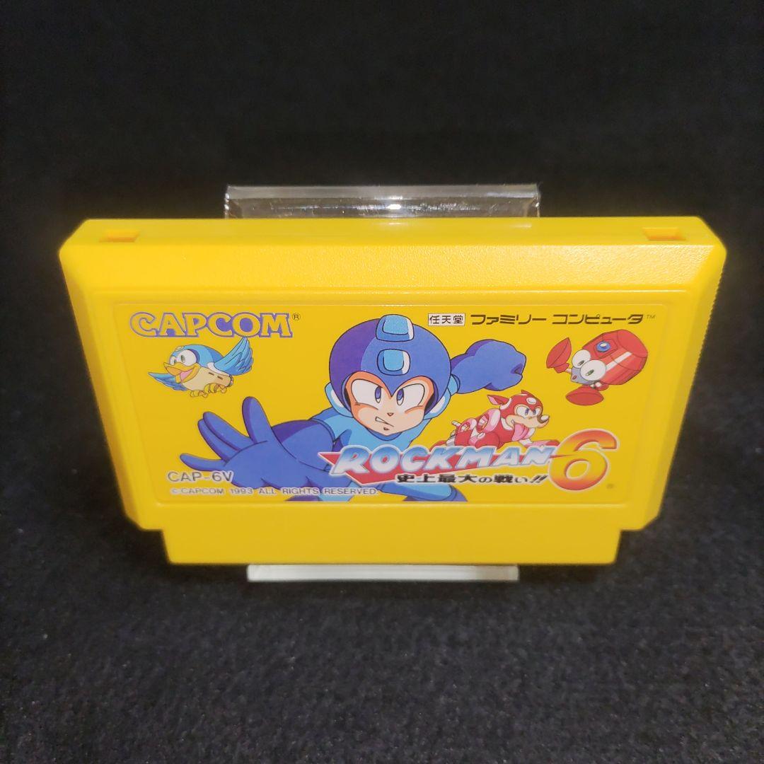 ロックマン6 史上最大の戦い!! ファミコンソフト - メルカリ