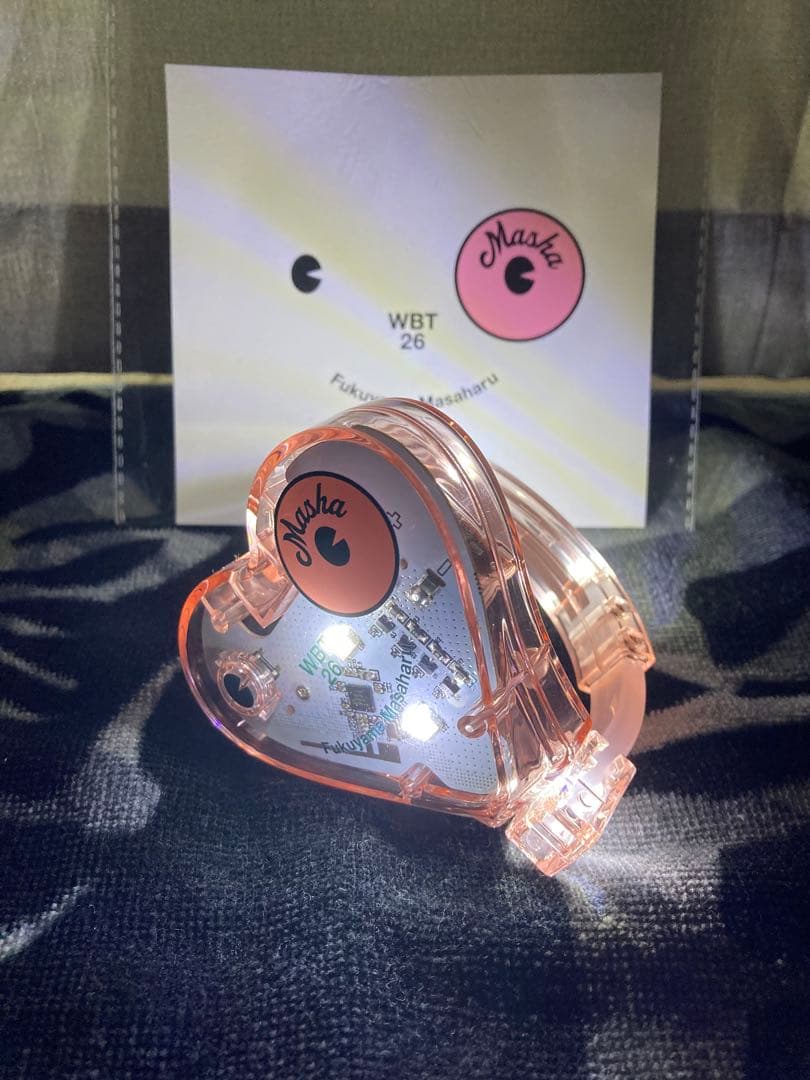 福山雅治 グッズ シンクロライトバングル2026 クリアピンク WBT26