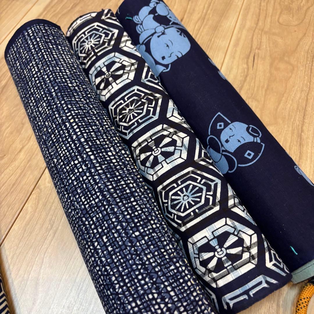 I格安 リメイク用 素材 まとめ売り 着物 和服 10点 本染 浴衣 反物 相撲