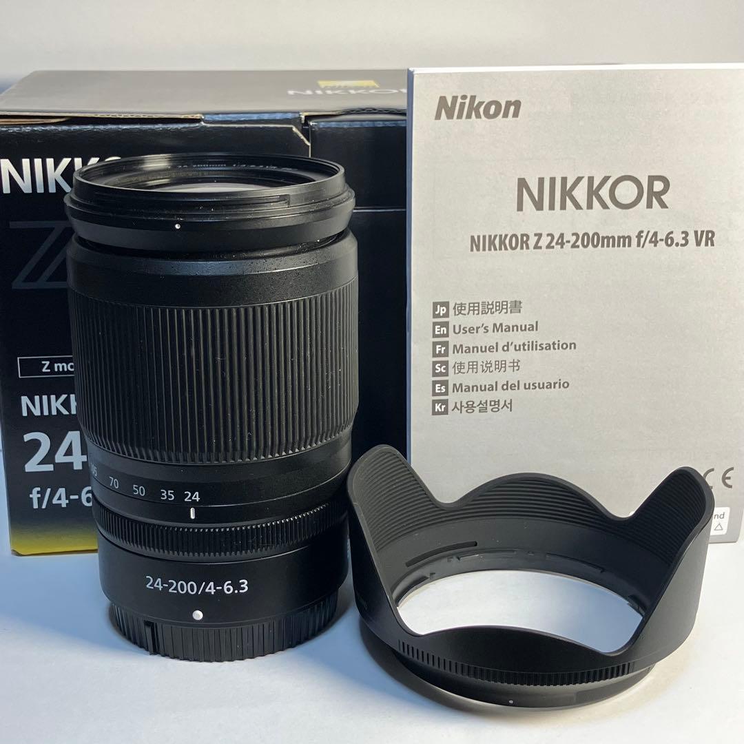 超お便利ズームレンズ　NikkorZ24-200/4-6.3￼フルサイズ対応