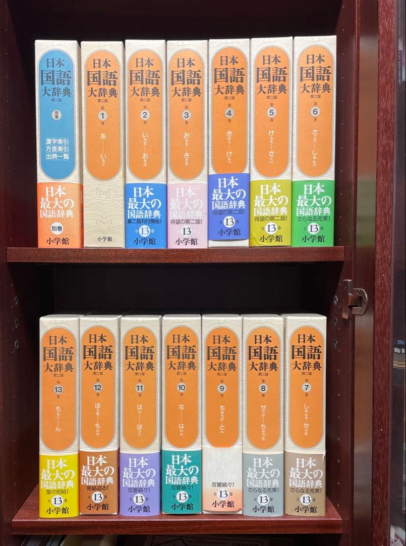 日本国語大辞典　第二版14冊（第1〜13巻＋別巻索引） 日本国語大辞典 第2版 全14冊揃い （13冊+別巻）(日本国語大辞典第二版