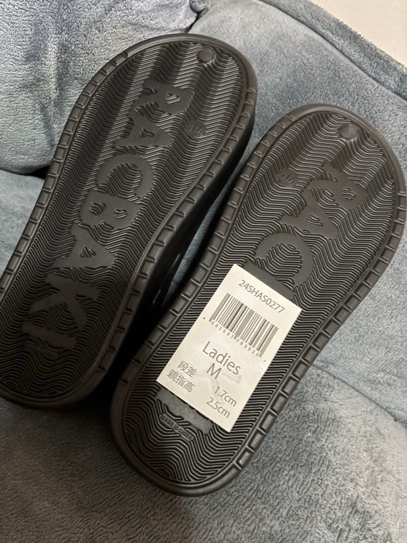 【未使用】ラクバキ イージーサボ 23.0cm〜24.0cm Mサイズ 黒