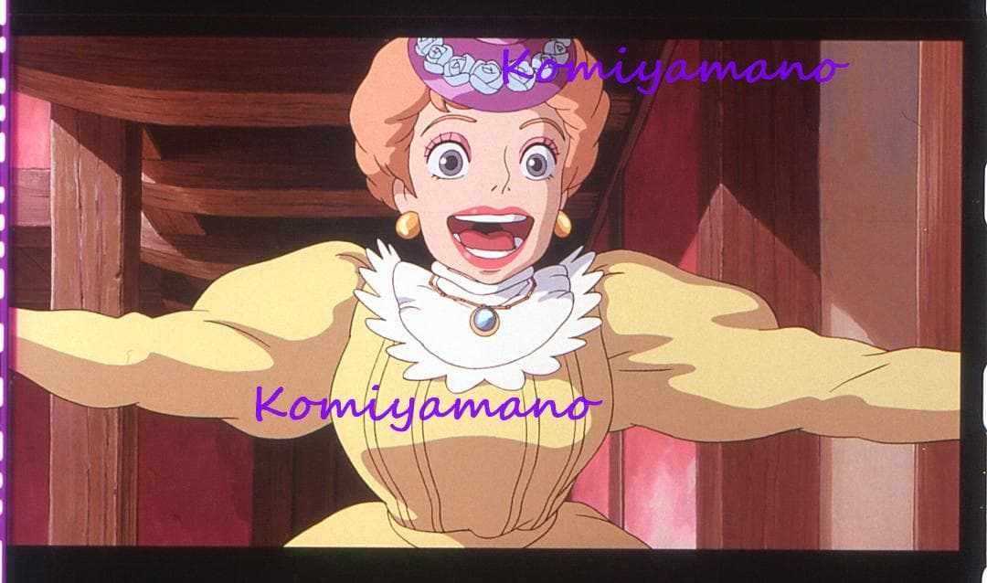 ジブリ 宮崎駿 ハウルの動く城 実使用フィルム ブックマーカー ベティ