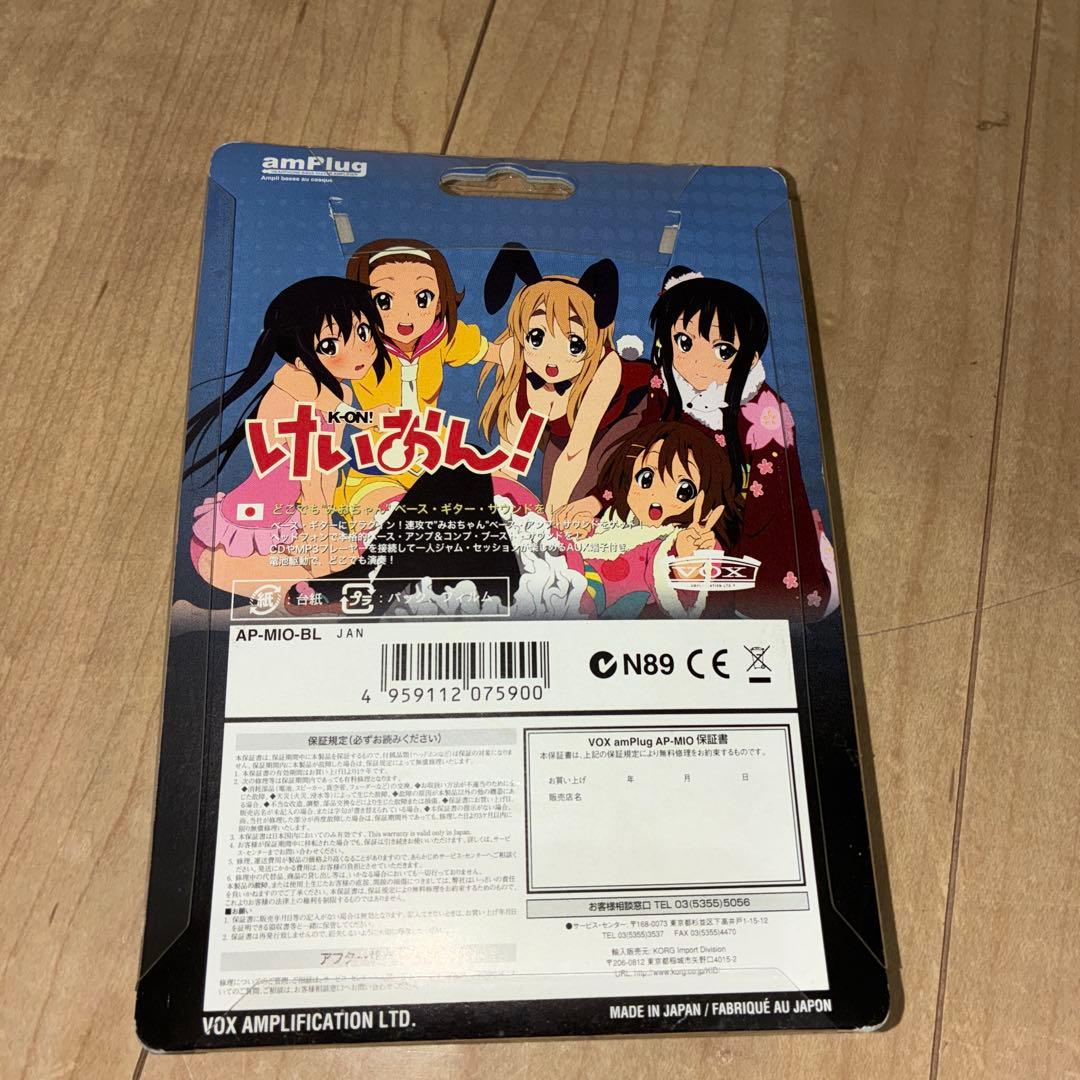 レアVOX amPlug BASS けいおん！ 秋山澪 Mio Akiyama