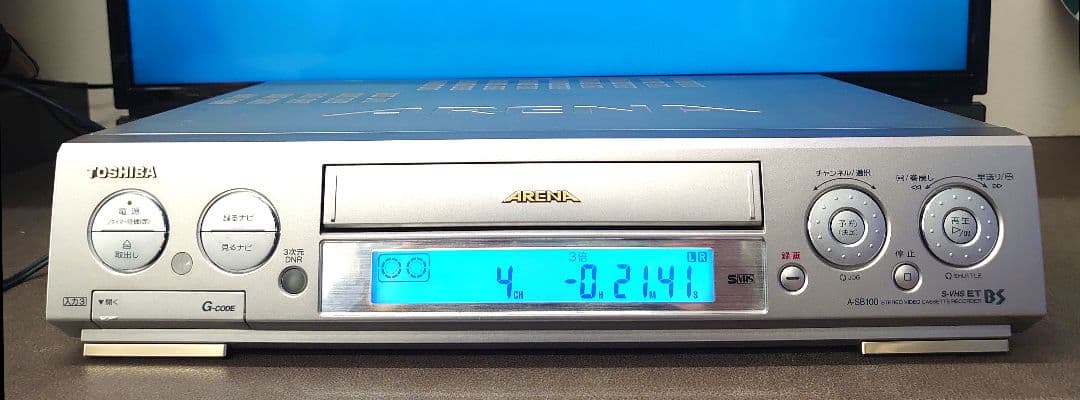TOSHIBA ARENA S-VHSプレーヤー A-SB100 リモコン付き - メルカリ