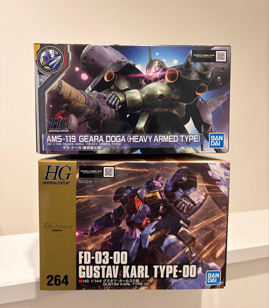 HG ギラ・ドーガ(重武装仕様)& HG グスタフ・カール00型 - メルカリ