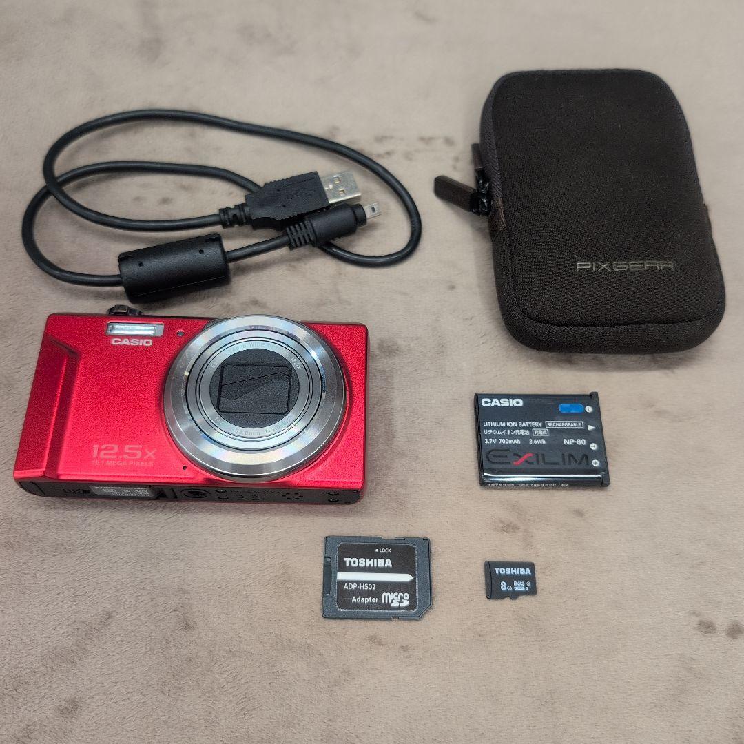 【美品:値下げしました】CASIO EXILIM 12.5x レッド