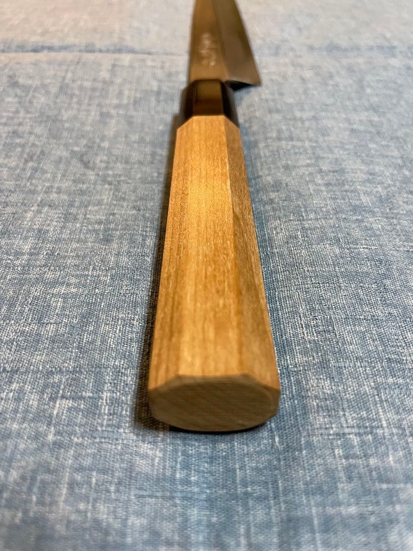 木屋別作 白鋼 八角 柳刃包丁 23センチ