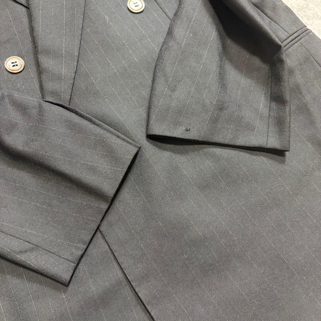 80's~90's ダブルブレスト ダブルスーツ 成人式 セットアップ グレー