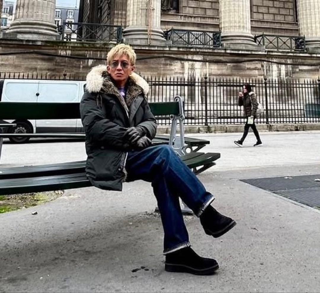 キムタク着 マインデニム サイドジップブーツ 黒40 MINEDENIM - メルカリ