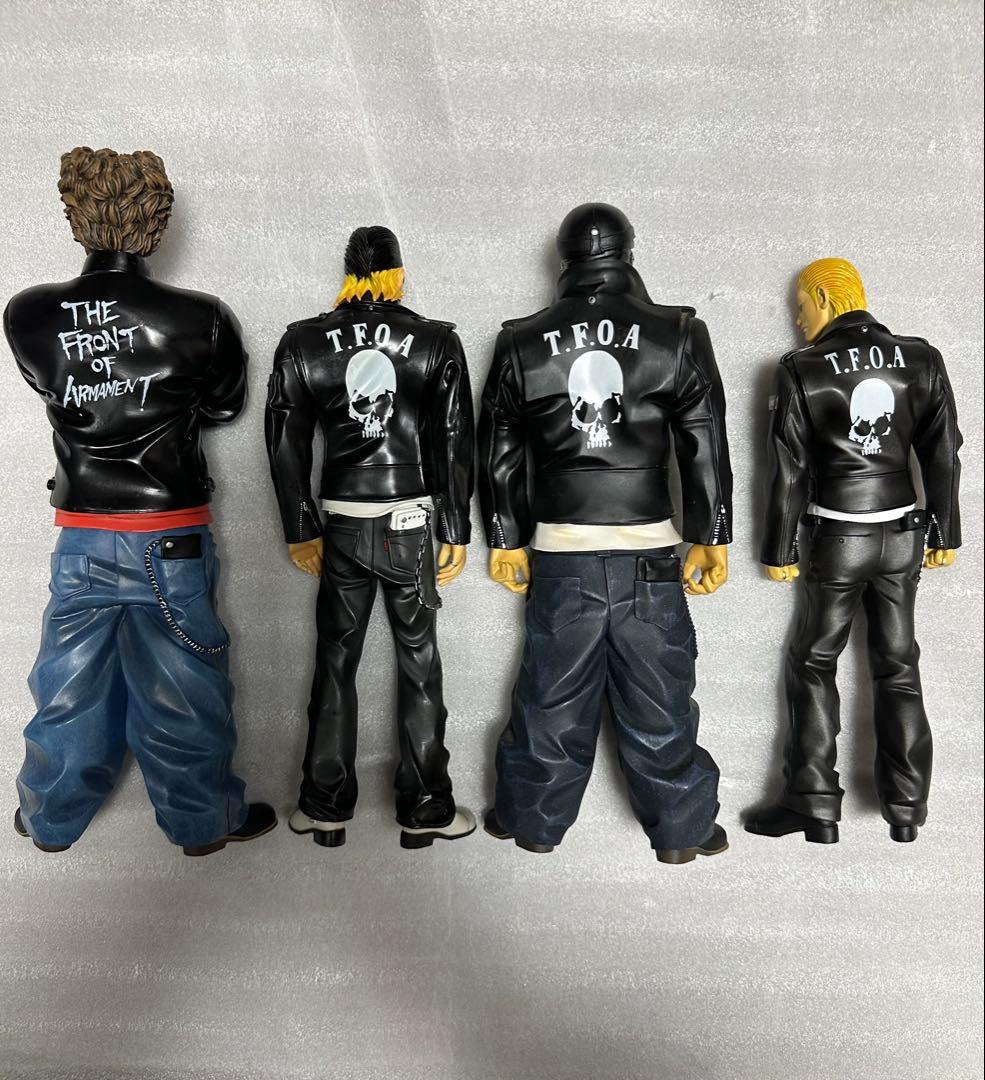 クローズフィギュア 武装戦線 4体 クローズ worst 髑髏の系譜 中古