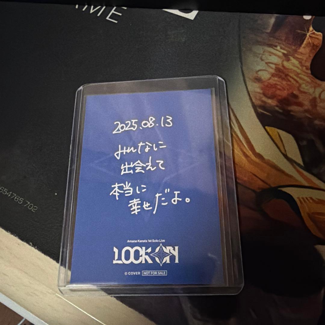 ホロライブ 天音かなた 2nd アルバム ライブ会場限定特典 チェキ風