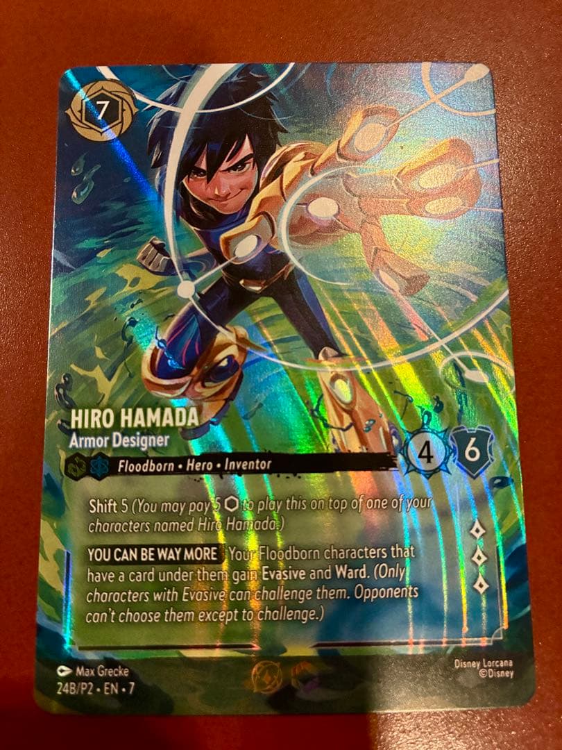 ロルカナ Hiro Hamada Armor Designer ヒロ ハマダ ディズニー ロルカナ ヒロ・ハマダ アーマー設計者 24B/P2-JA-7 優勝