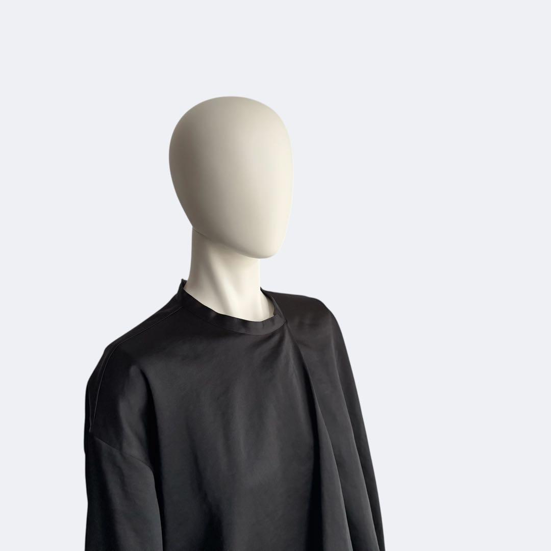 LOHEN ローヘン ブライトサテンフロントタックブラウス ブラウス