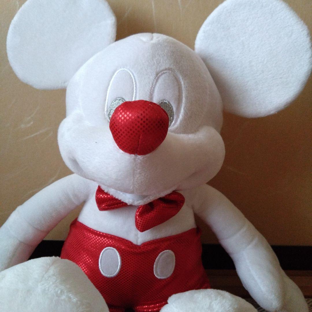 ディズニー】 白いミッキーマウス ぬいぐるみ - メルカリ