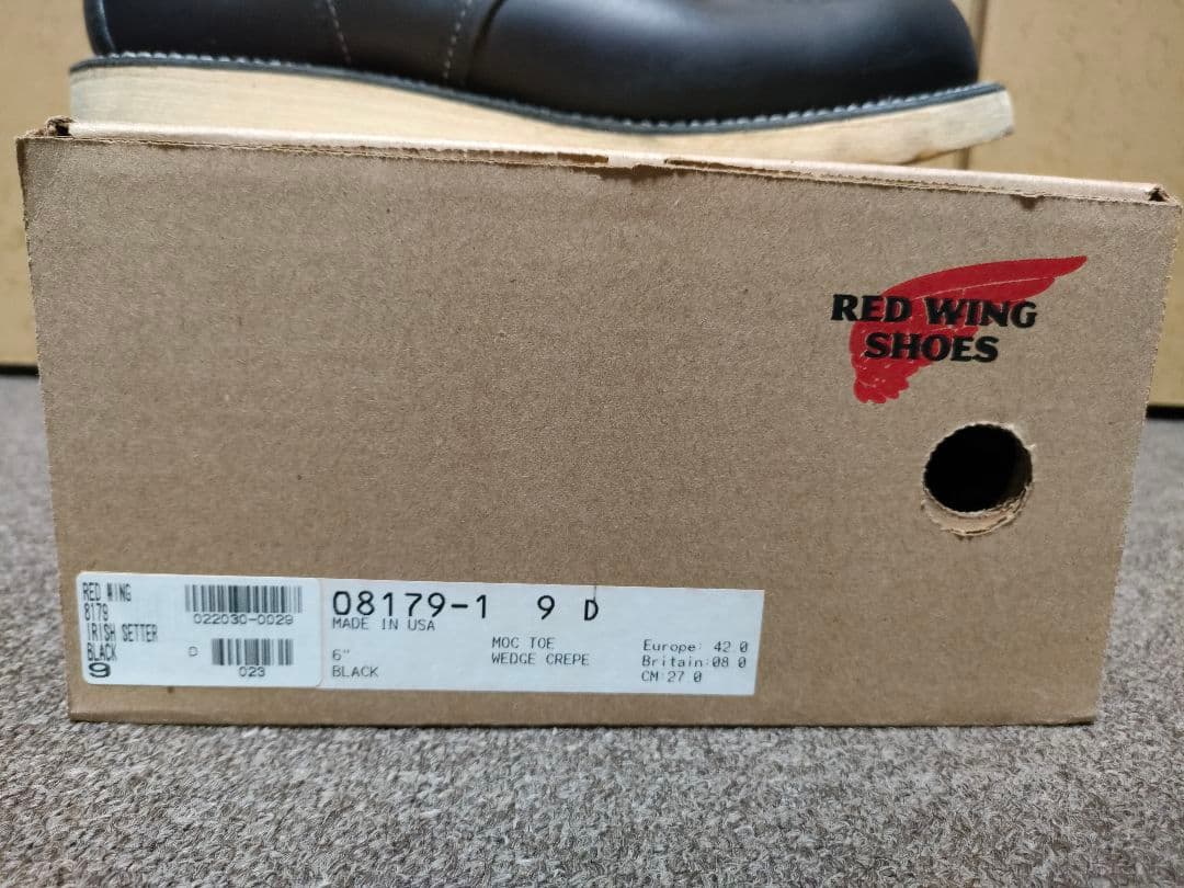 REDWING 8179 アイリッシュセッター USA製 9D 27cm - メルカリ