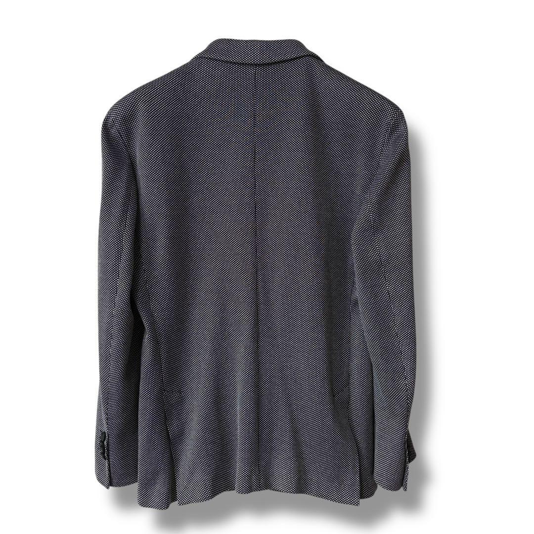 オーシバル ジーロンラム メルトン ジップ フード 比翼ウールコート 紺