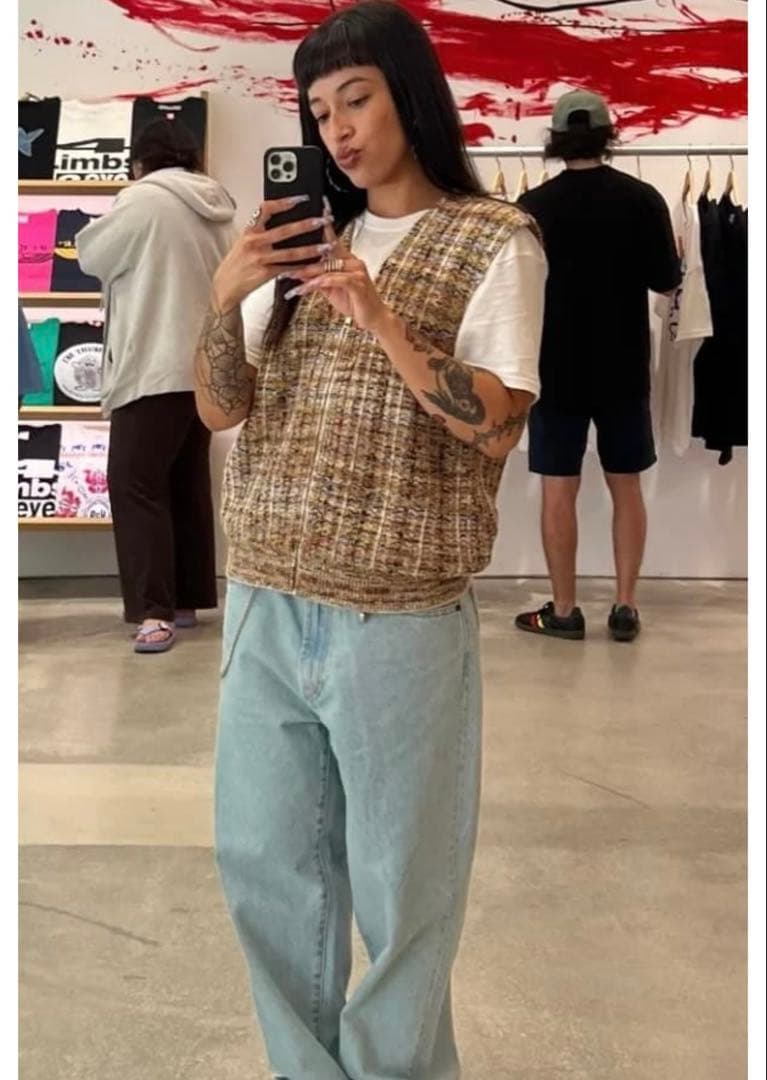 Supreme Speckled Zip Up Sweater Vest M - メルカリ