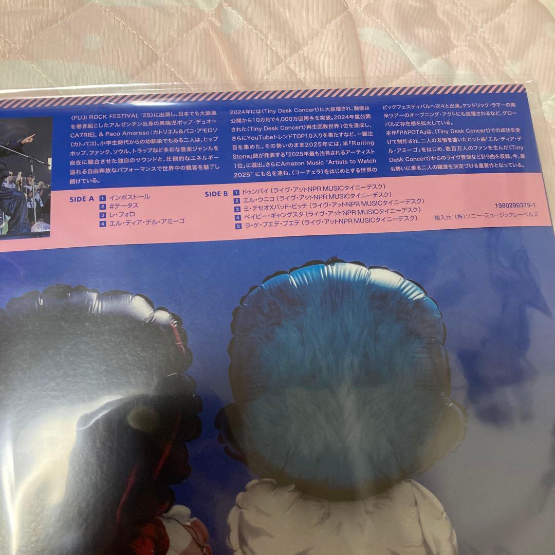 祝フジロックCA7RIEL & PACO AMOROSOカトパコ レコードLP - メルカリ
