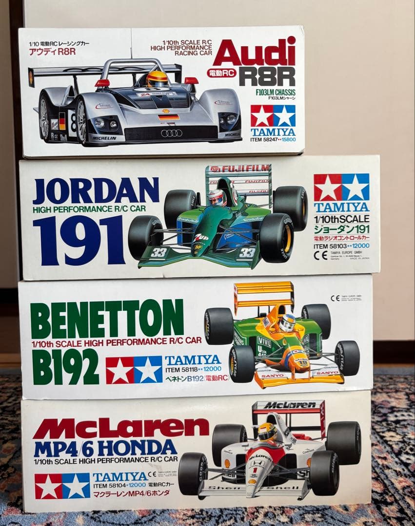 タミヤFー1 ・Cカー マクラーレン/ベネトン/ジョーダン／アウディ 未