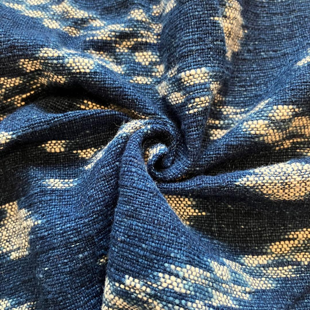 sorairo様専用☆うさとの服 藍染風・ヘンプ混 イカパンツ／巻き