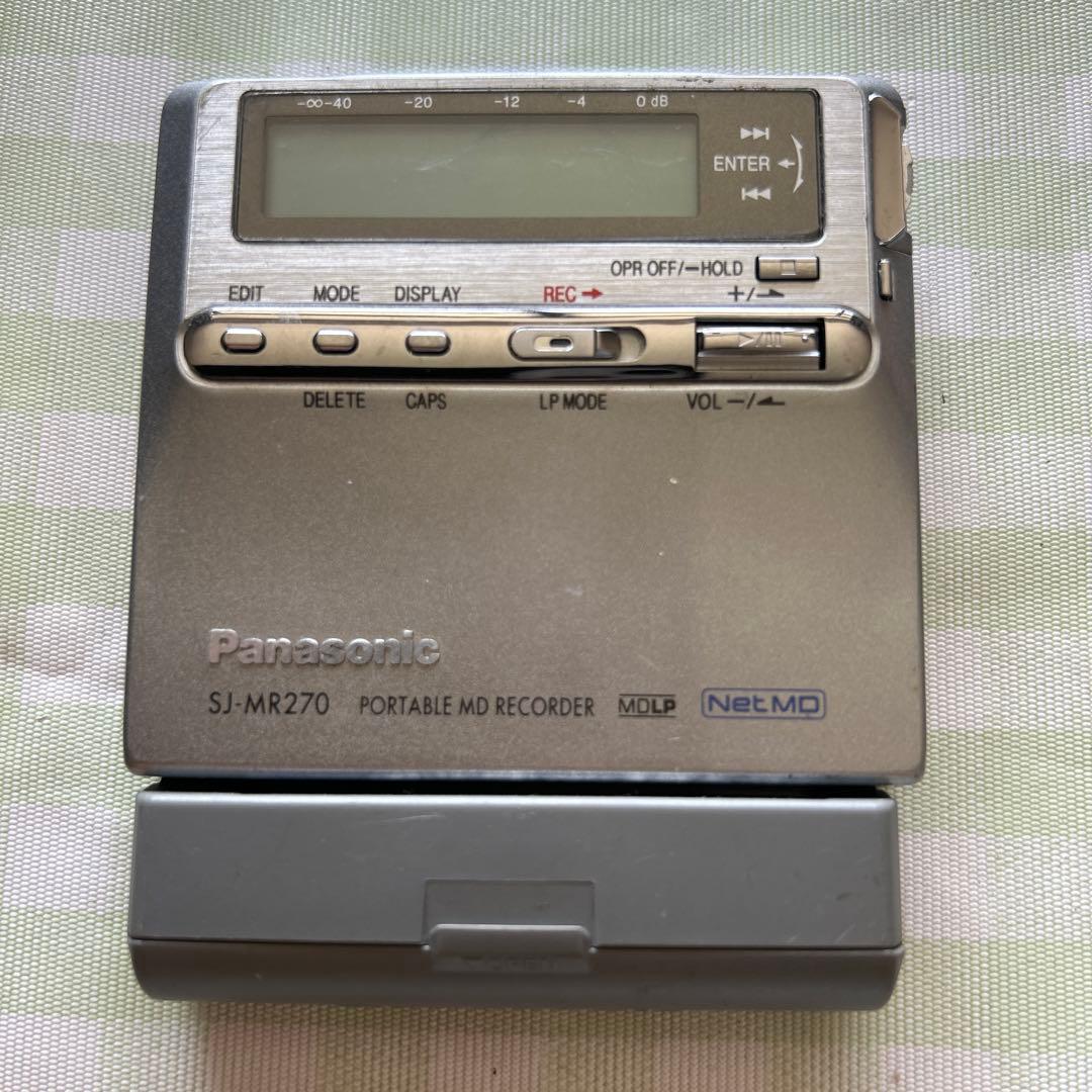 Panasonic SJ-MR270 ポータブルMDレコーダー - メルカリ