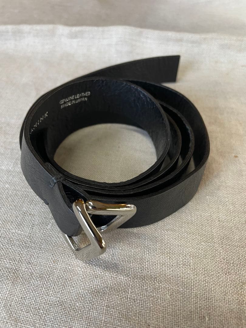 ブラミンク BLAMINK ナローベルト ブラックの通販はau PAY マーケット