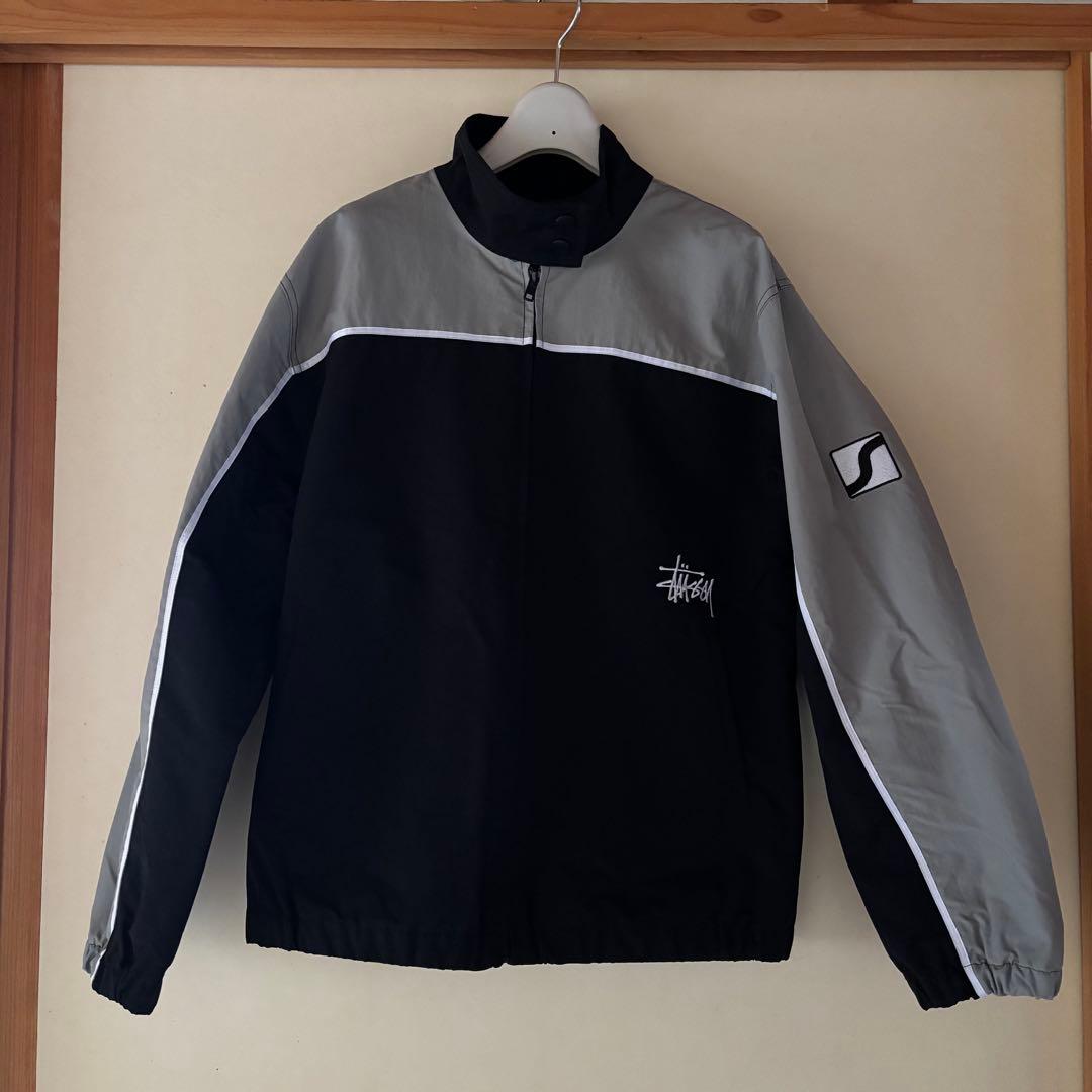 Stussy ナイロンジャケット S ブラック/グレー - メルカリ