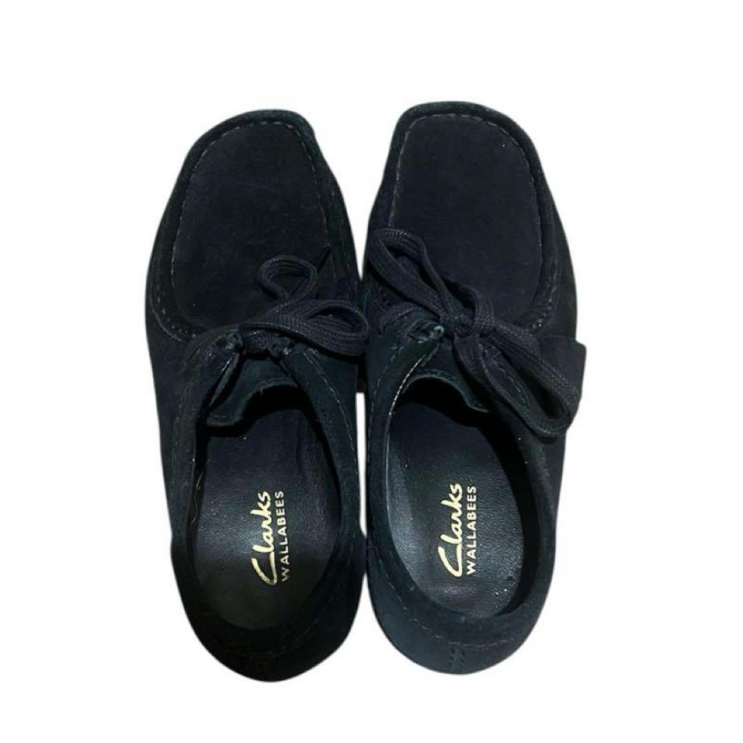 Clarks ワラビー モカシン 黒 Clarks（クラークス） CLARKS WALLABEE BLACK SUEDE 26155519 ワラビー