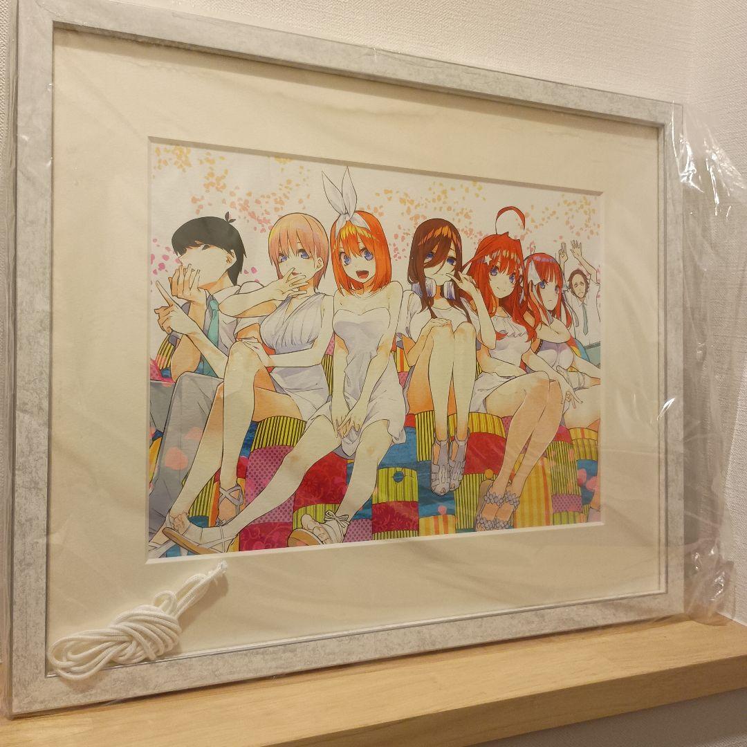 五等分の花嫁　複製原画 グッズ紹介】 「複製原稿」 名シーンの原稿を複製し、額装いたしました