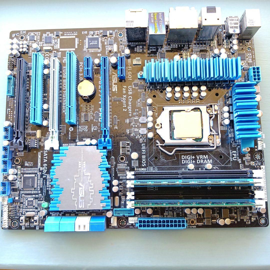 ASUS マザーボード Intel i7-3770K メモリ付き - メルカリ