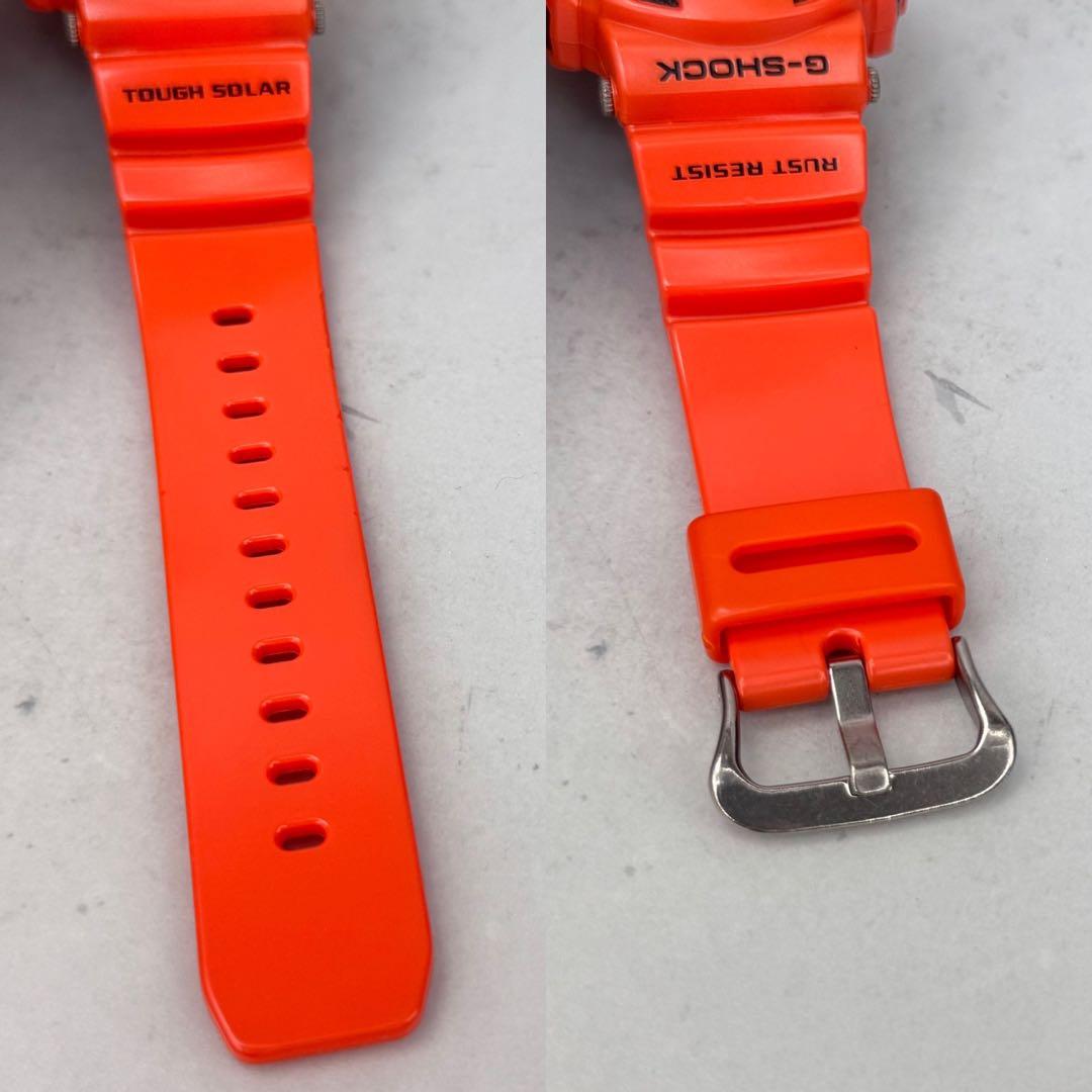 極美品 G-SHOCK GW-9100R 電波ソーラー レスキューオレンジ 限定