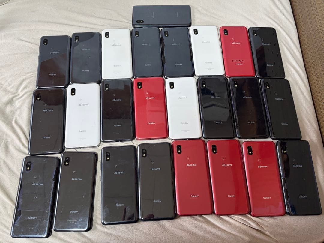 GALAXY A21 カラー3種類初期化済み35個docomo1