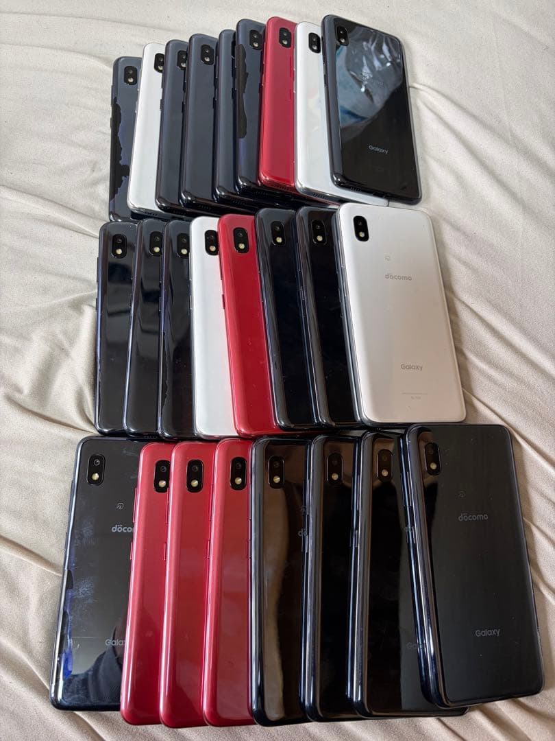 GALAXY A21 カラー3種類初期化済み35個docomo1
