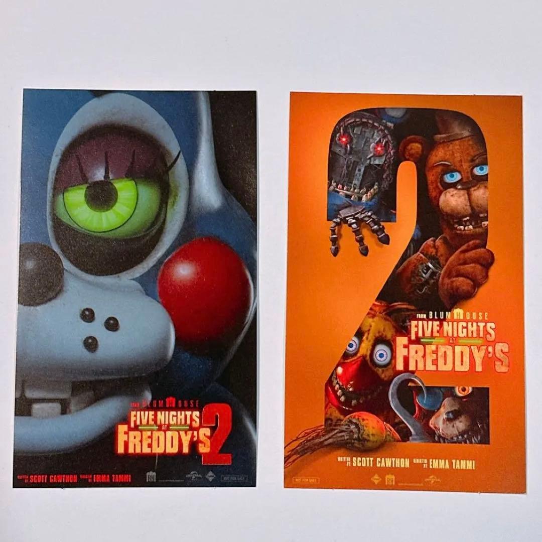 ファイブ・ナイツ・アット・フレディーズ 2 特製 ステッカー 2枚