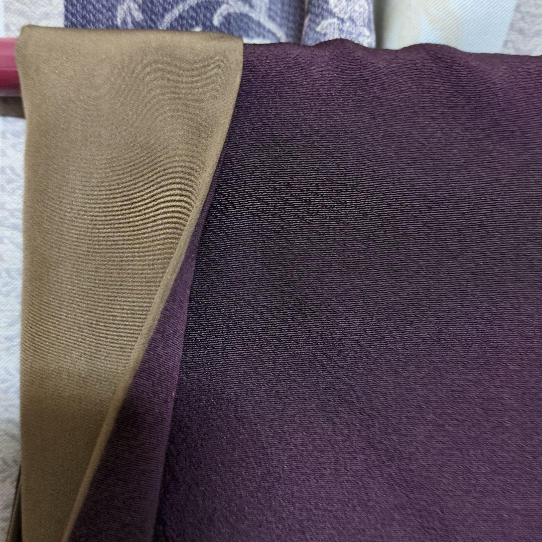 花井幸子丹後縮緬 可愛い雀刺繍パールトーン加工あり 帯締も作家物 2