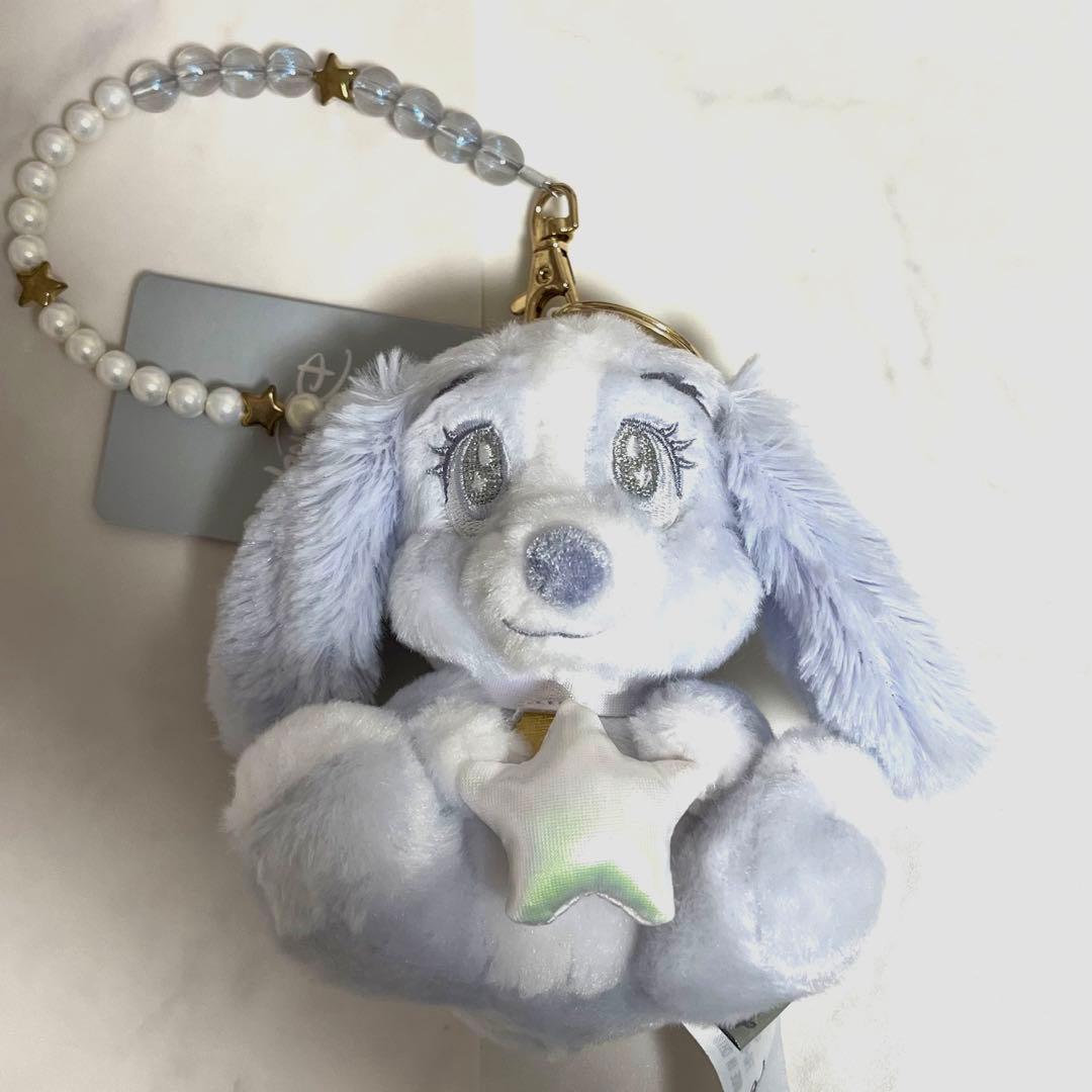 香港ディズニーストア わんわん物語 レディ ぬいぐるみキーホルダー