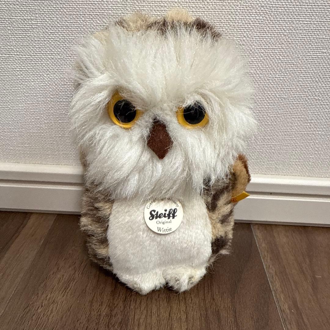 シュタイフ ふくろう ぬいぐるみ - メルカリ