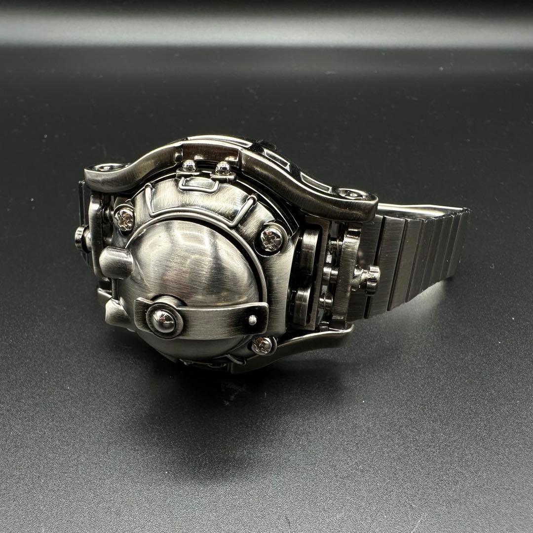 美品】トキマ（TOKIMA） スチームヘッド 腕時計 変形ロボ シルバー