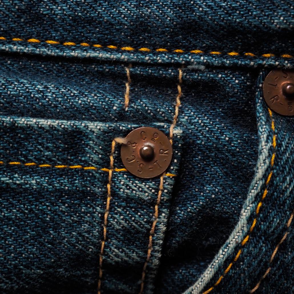 初期 EVISU NO1 SPECIAL 鯛釣り 革パッチ オールド XX 33 - メルカリ