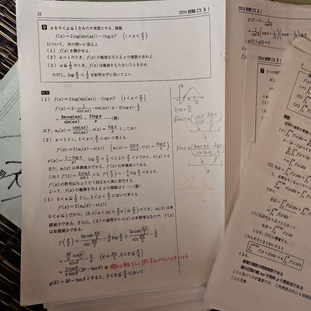 数学ZX 2024年版 駿台 - メルカリ