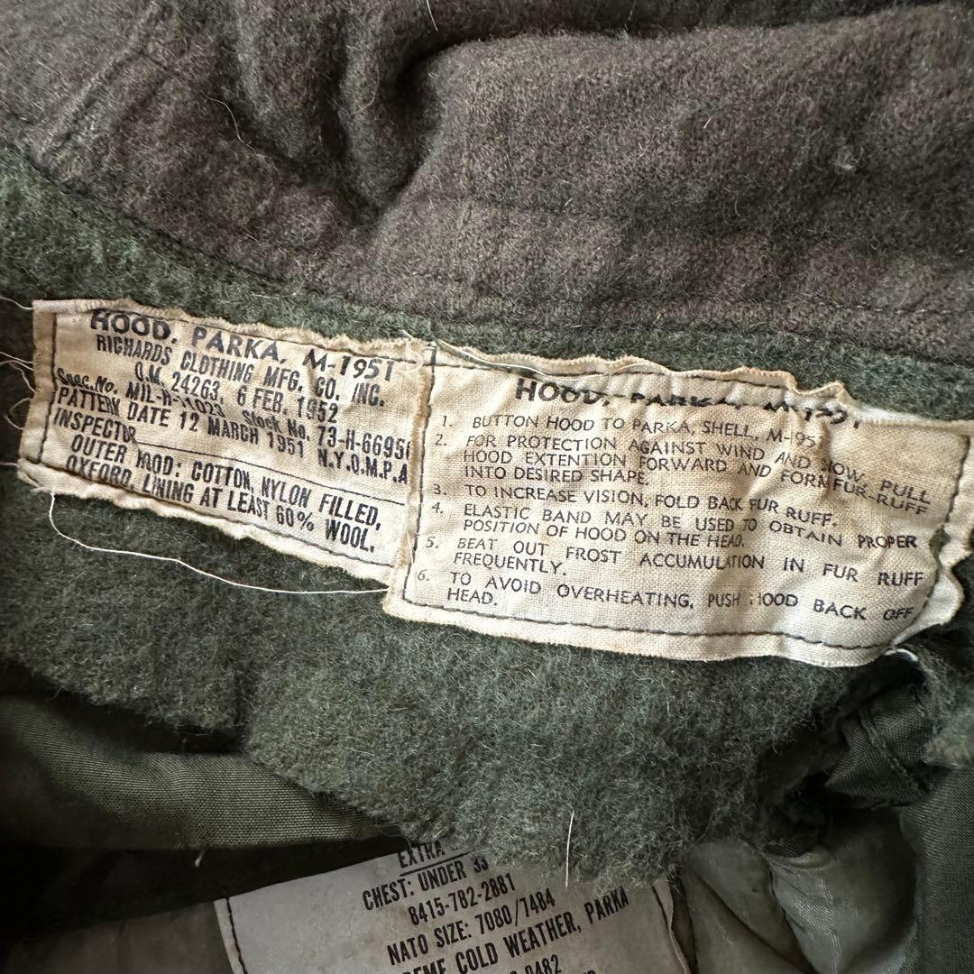 最初期】XS M-65 フィッシュテール フルセット アルミジップ 実物