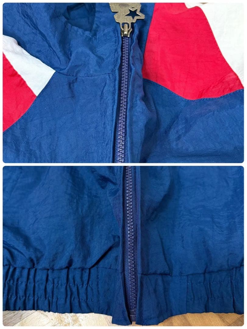 希少 90s USA オリンピック ナイロンジャケット イーグル刺繍 S35b