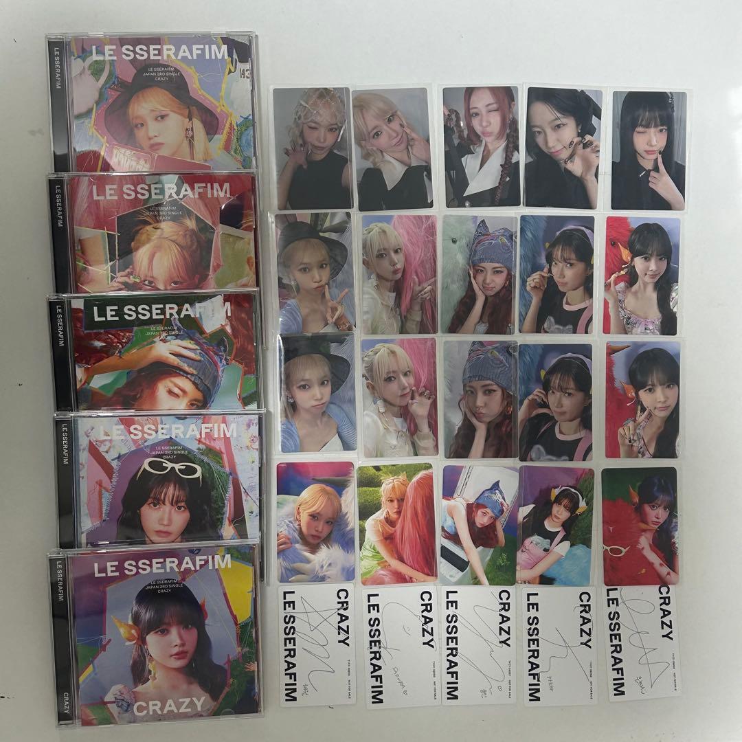 LESSERAFIM ルセラフィム CRAZY アルバム トレカ セット - メルカリ