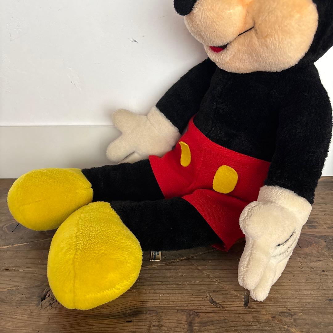 レトロ ミッキー ぬいぐるみ 東京 ディズニーランド 日本製 初期 貴重